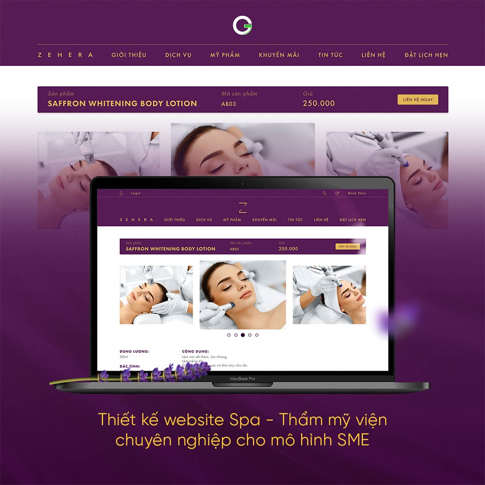 Thiết kế website spa