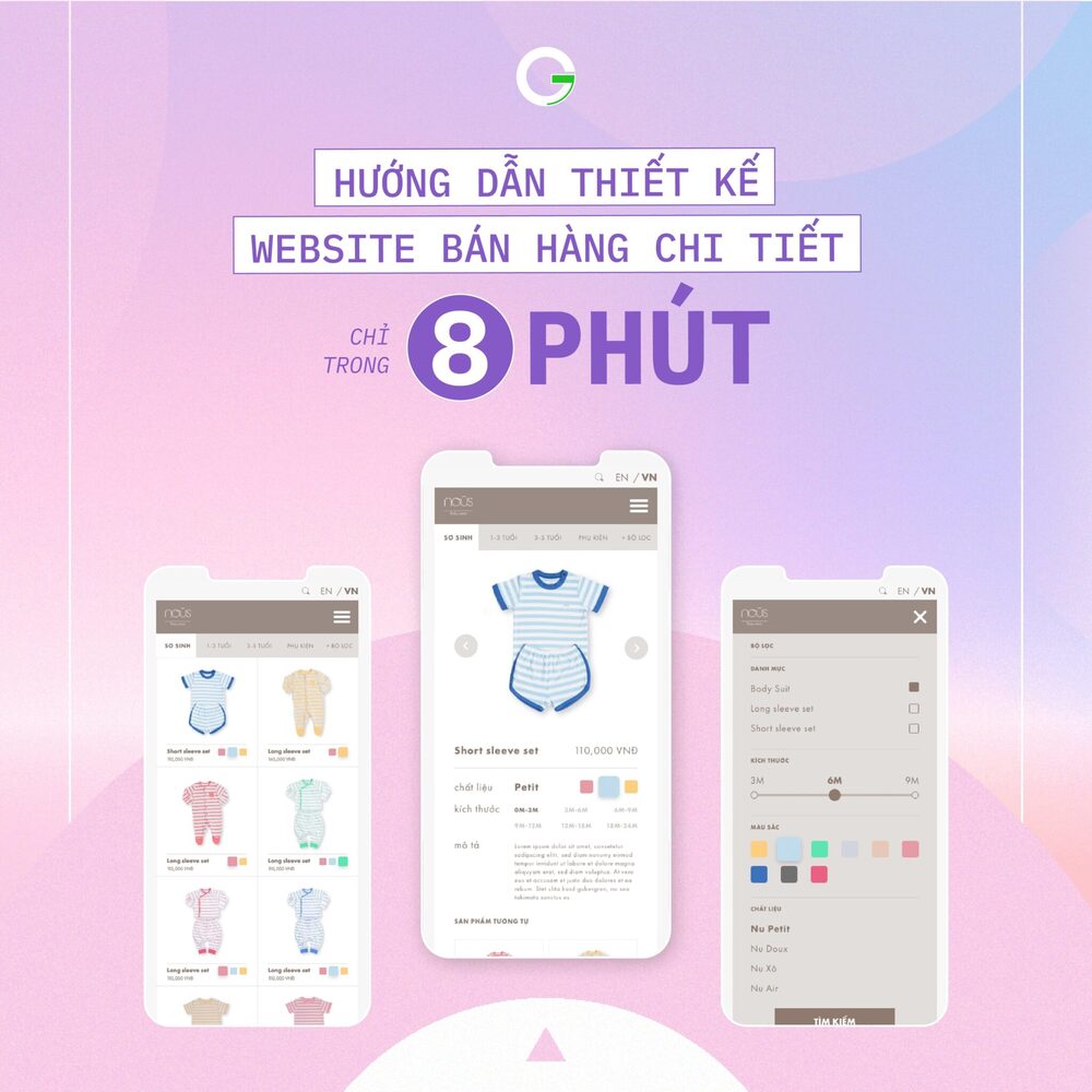 hướng dẫn thiết kế website bán hàng